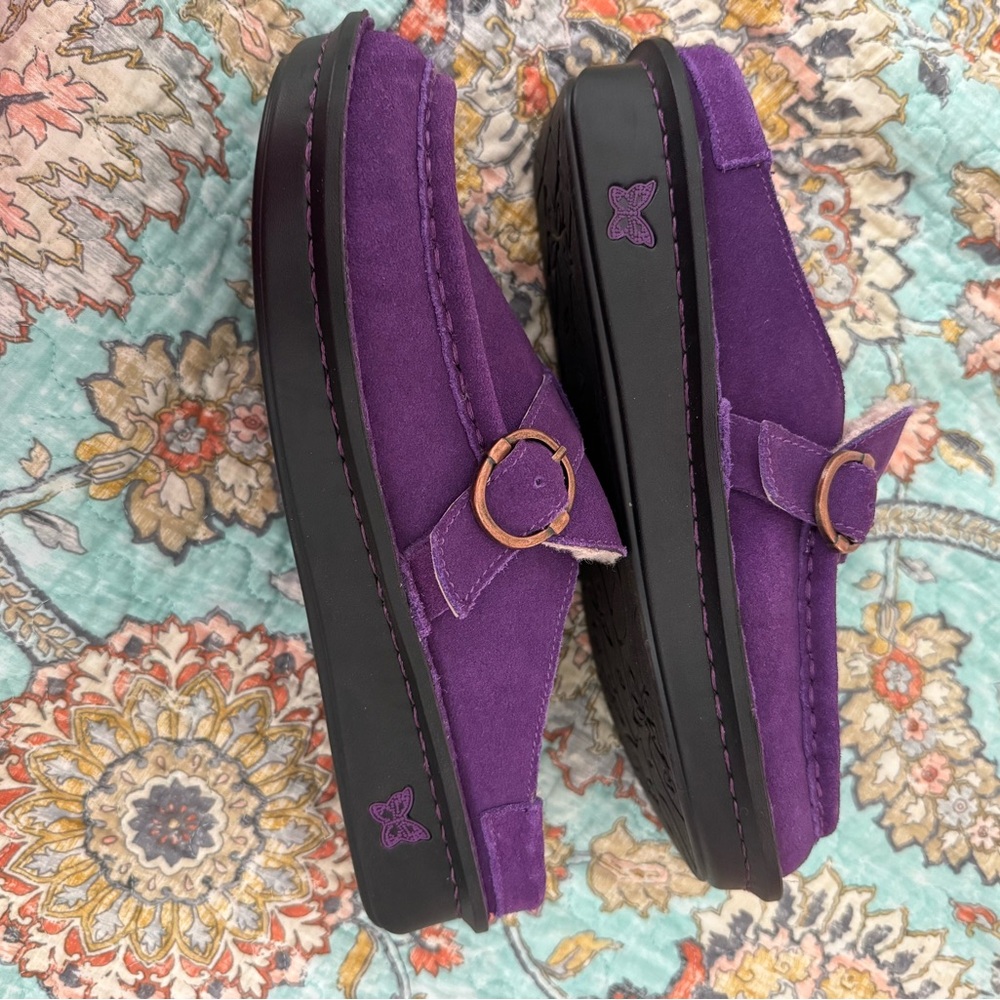 Alegria Purple Mules - Picture 4 of 5